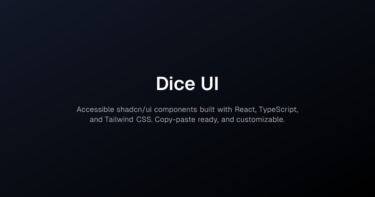Input - Dice UI